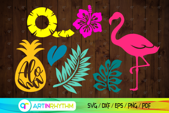 Download Tropical Flamingo Summer Theme Bundle - Tropical flamingo Collection