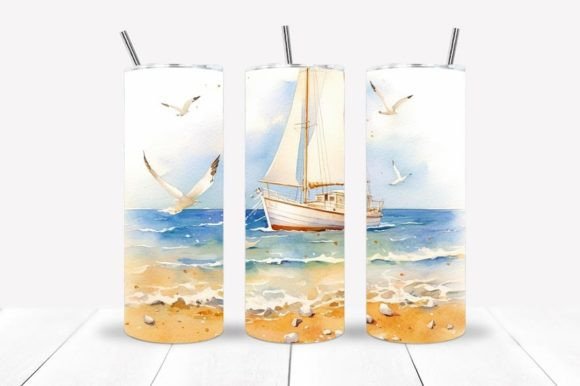 Download 20 Oz Skinny Tumbler Beach Wrap Tapered - 20 oz skinny tumbler Collection