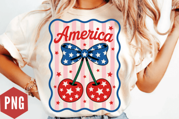 Download 4th of July Patriotic Coquette Cherry PN - Premium Resources