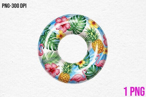 Download Tropical Flamingo Pool Float Clipart - Tropical flamingo Collection