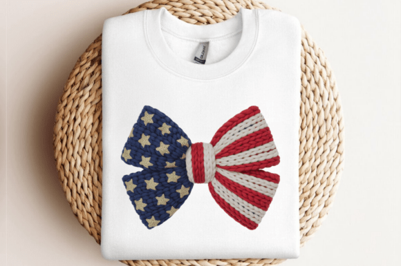 Download Yarn Patriotic American Flag Bow PNG - Premium Resources