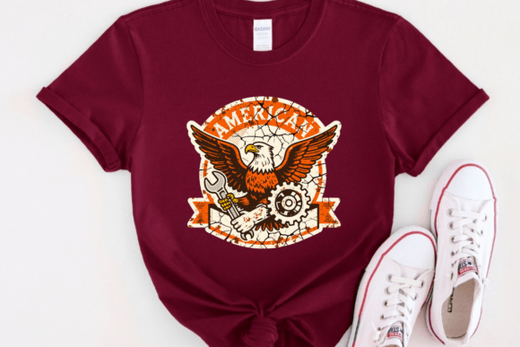 Download Vintage American Eagle Graphic - Premium Resources